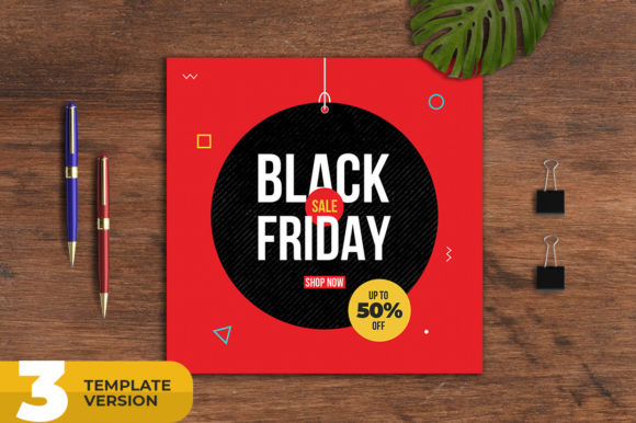 Black Friday Social Media Banner: Bold Designs for Sales