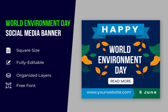 Elevating Your World Environment Day Campaigns with Professional Social Media Graphics