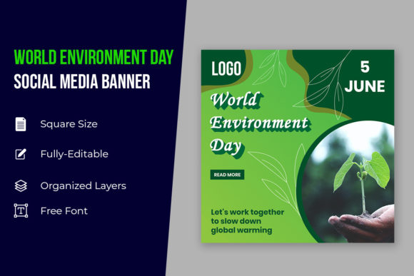 Maximizing Impact with a Professional World Environment Day Social Media Post