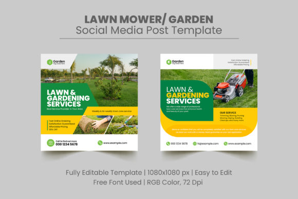 Maximizing Reach with a Professional Lawn Services Social Media Post Banner