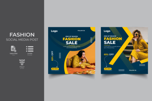Maximizing Visual Impact with a Fashion Sale Social Media Post Template