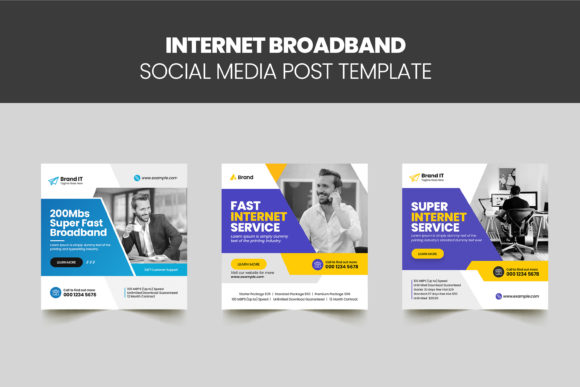 Maximizing Your Online Reach with an Internet Broadband Social Media Post Template