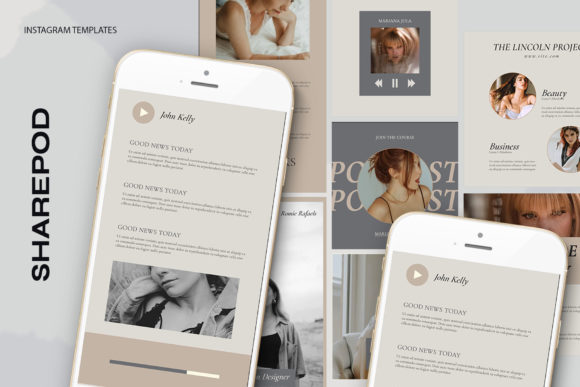 Sharepod Instagram Templates: Quick & Easy PSD Designs