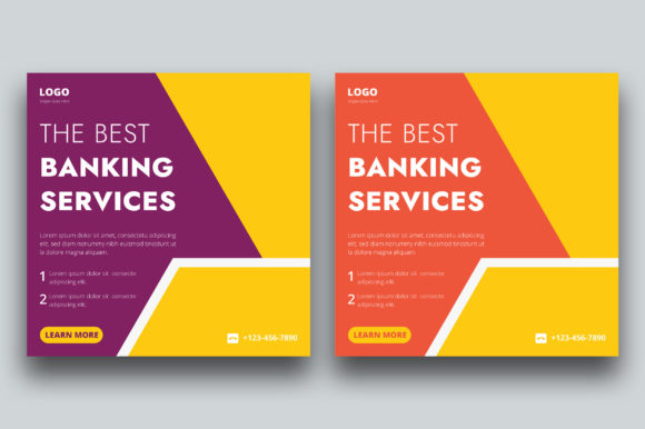Strategic Visual Communication: Evaluating Social Media Post Templates for Banking Services