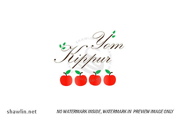 Yom Kippur with Red Apples